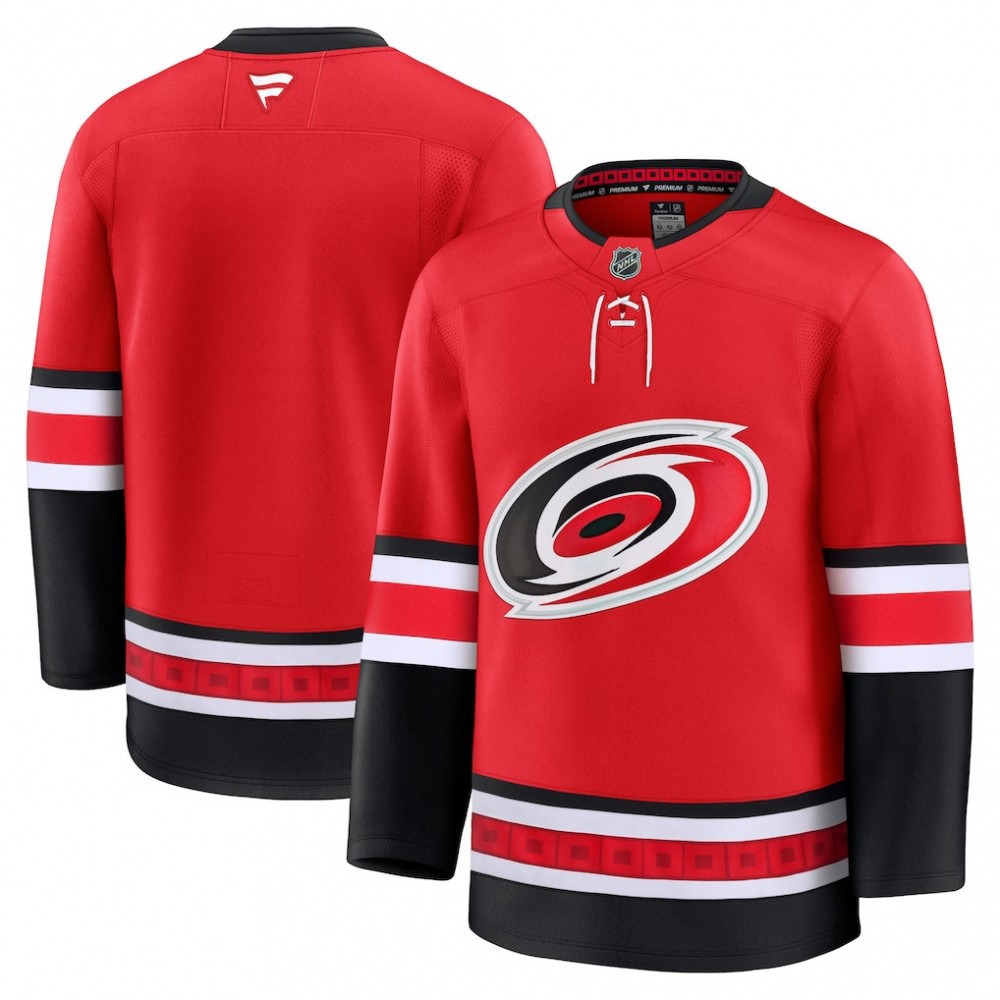 Men's Carolina Hurricanes Red Alternate Premium Blank Jersey-Pro Kit Vault | Brand New 26/27 Sports Jerseys
